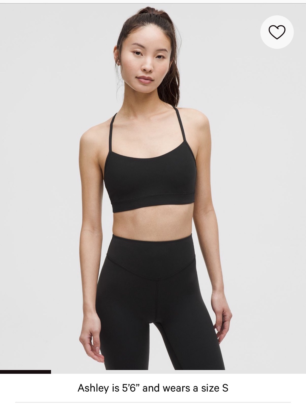 Lululemon Athletica Flow Y Bra - Black